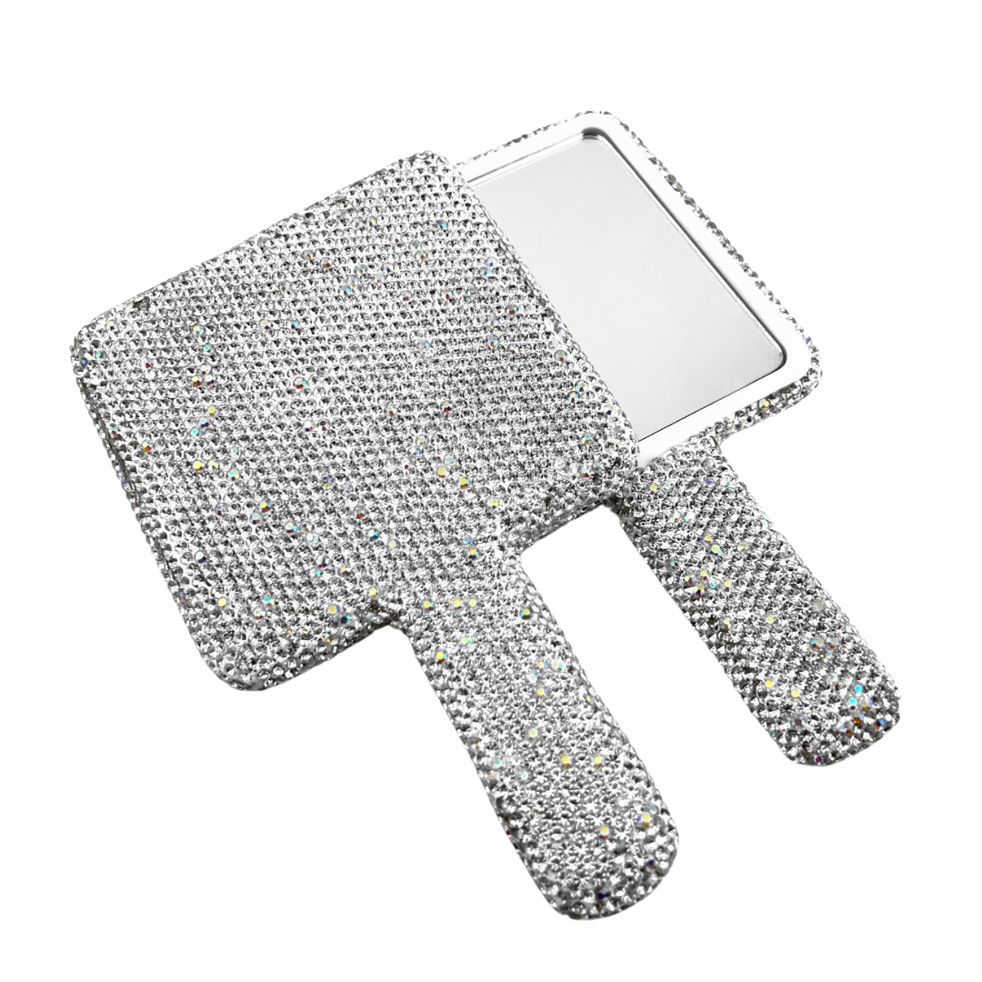 Hand-Held Diamond Mirror